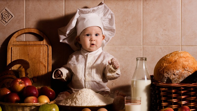 Baby In Cooking Pot Free Image Download